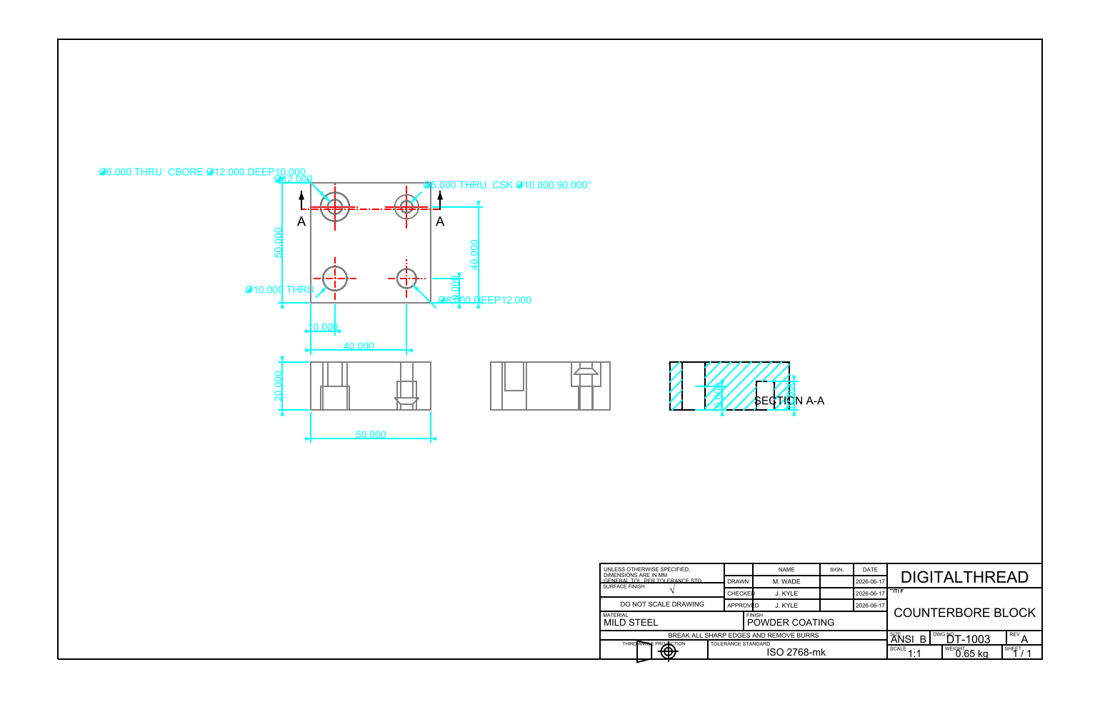 Sample generated drawing